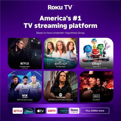 65” Class 4K UHD Roku Smart Television, 100012587