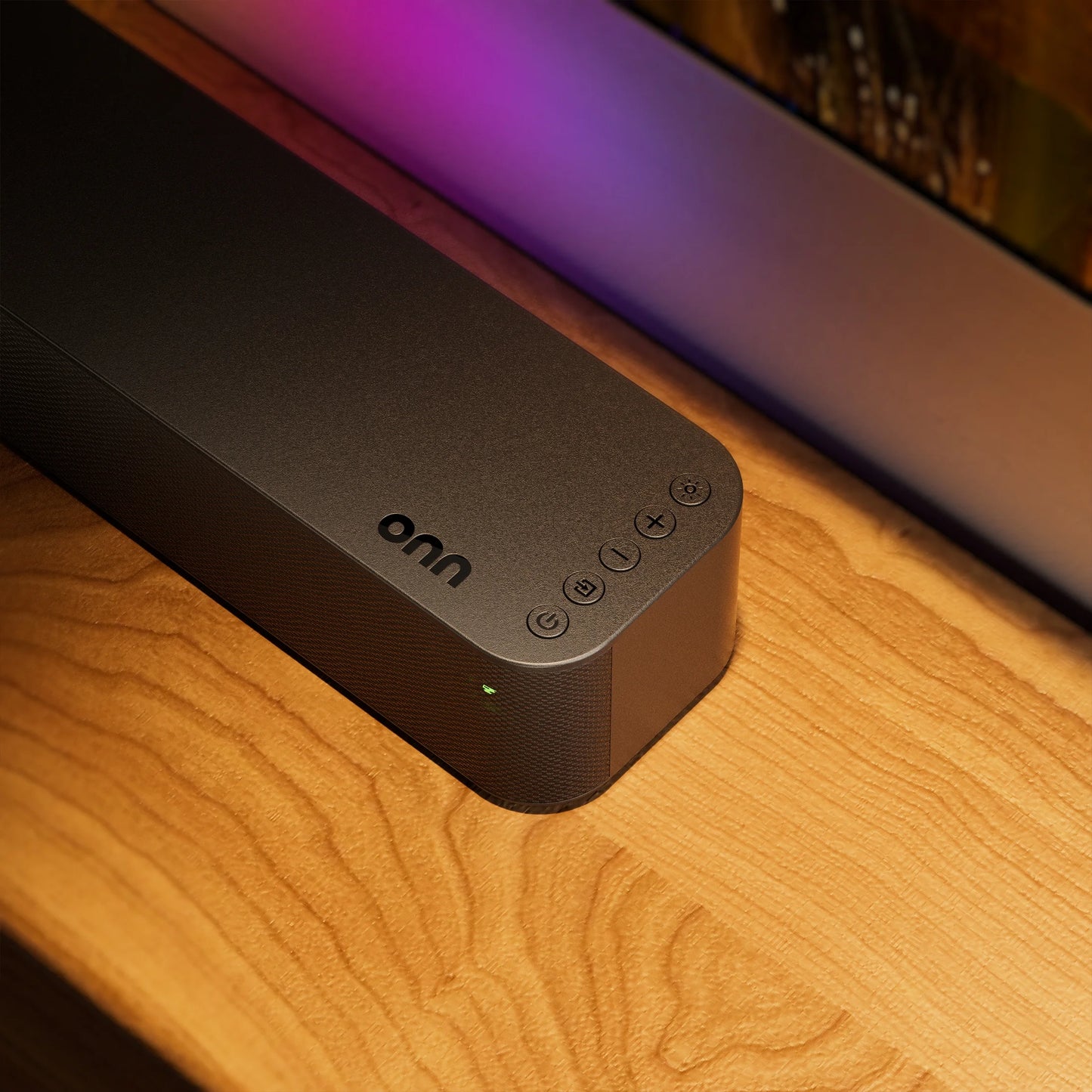 Bluetooth 2.0 Channel Soundbar with Multi-Color LED Lighting, 20", Black