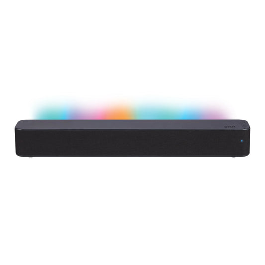Bluetooth 2.0 Channel Soundbar with Multi-Color LED Lighting, 20", Black