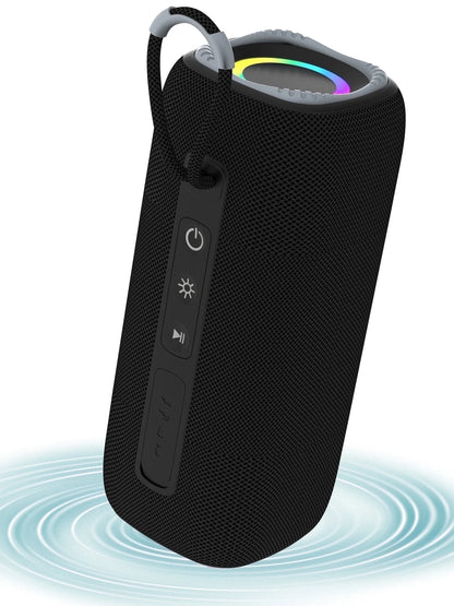 Portable Bluetooth Speakers,Wireless Speaker with Loud Stereo Sound,Bluetooth 5.3, RGB Lights, Dual Pairing for Home, Outdoor, Party,Gift Ideas
