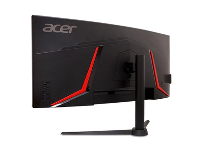 Nitro XZ342CU V3Bmiiphx 34" 1500R 21:9 Curved QHD (3440 X 1440) AMD Freesync Premium Gaming Monitor, 180Hz Refresh Rate, 1Ms VRB, VESA Displayhdr 400, VESA Mounting Compliant (1 X Display Ports