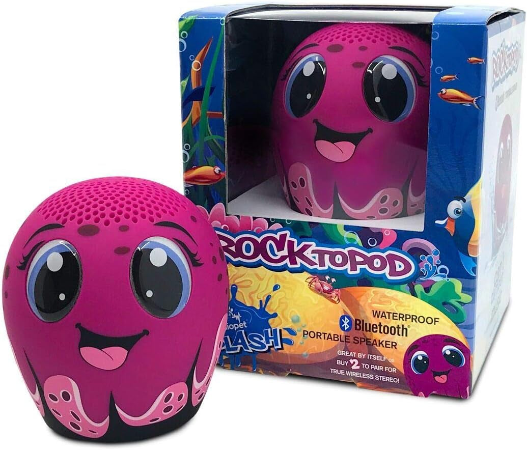 Splash -Waterproof Bluetooth Portable Speaker - (Rocktopod)