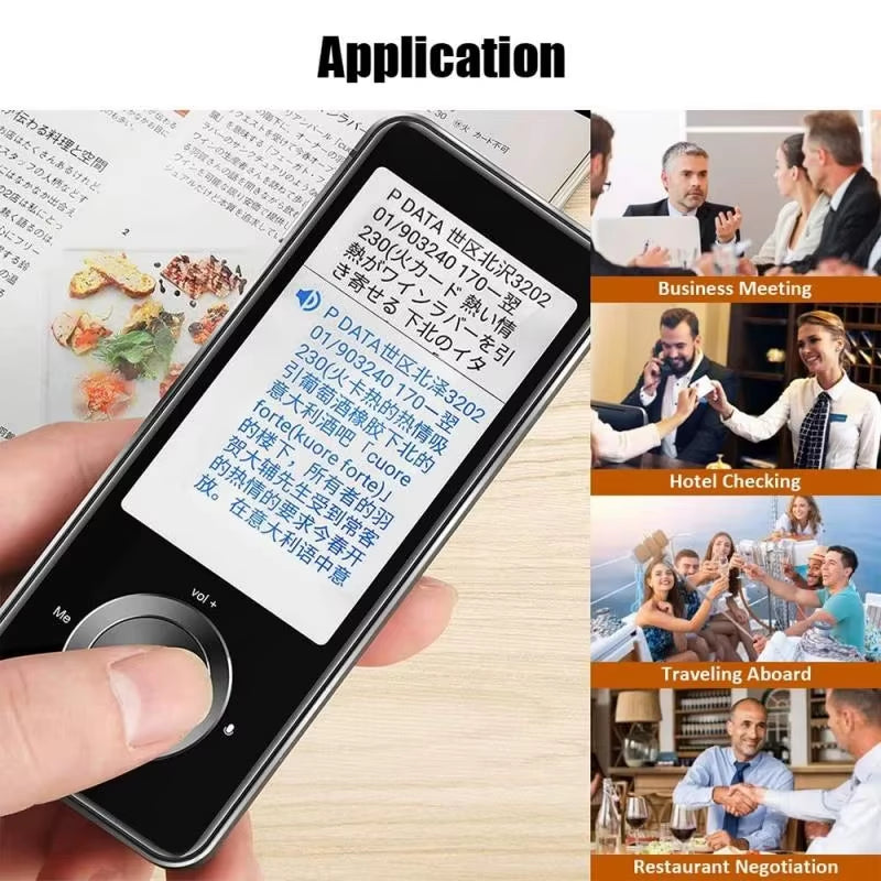 2023 Newest M9 Instant Voice Translator Portable Language Translator in Real-Time Smart Translator Supports 12 Offline Languages