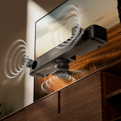 Bluetooth 2.0 Channel Soundbar with Multi-Color LED Lighting, 20", Black