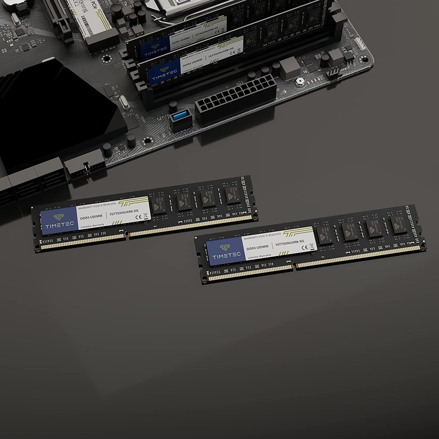 4GB DDR3L / DDR3 1600Mhz PC3L-12800 / PC3-12800 Non-Ecc Unbuffered 1.35V / 1.5V CL11 2Rx8 Dual Rank 240 Pin UDIMM Desktop PC Computer Memory RAM Module Upgrade (4GB)