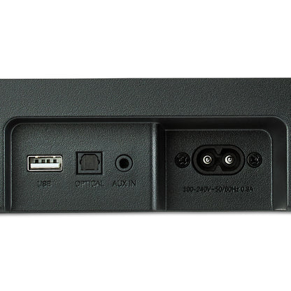 Bluetooth 2.0 Channel Soundbar with Multi-Color LED Lighting, 20", Black