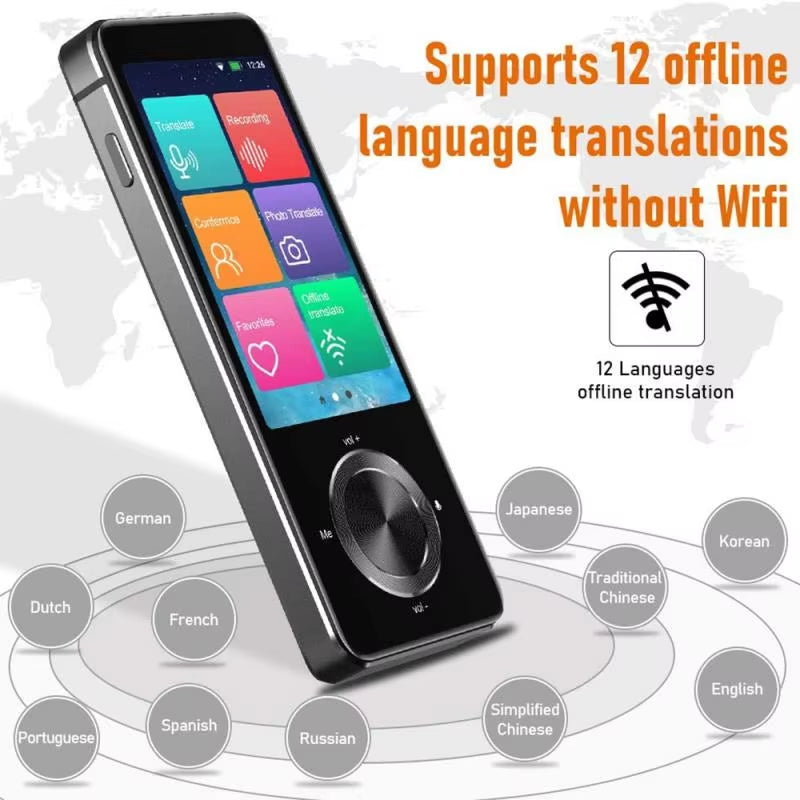 2023 Newest M9 Instant Voice Translator Portable Language Translator in Real-Time Smart Translator Supports 12 Offline Languages