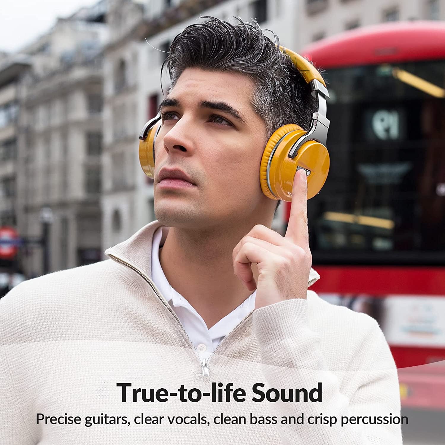 Million Sold 10 Years Classic E7 Active Noise Cancelling Headphones with Upgraded Noise Cancellation, Bluetooth Headphones Wireless with HD Sound Vivid Deep Bass, for Home Office Travel Gift Pcs
