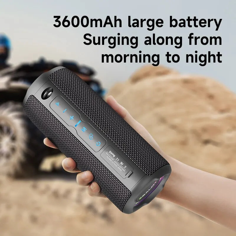 -S49PRO Portable Bluetooth Speaker 20W IPX6 Waterproof Powerful Sound Box Bass Boost Dual Pairing True Wireless Speaker