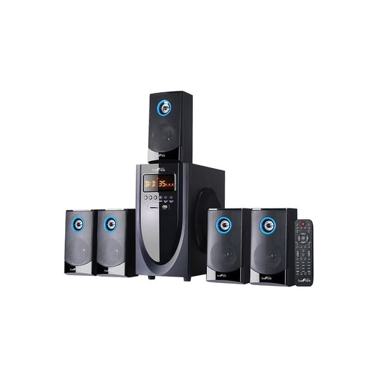 BFS-520 5.1 Channel Bluetooth Surround Sound Speaker System in Black and Blue