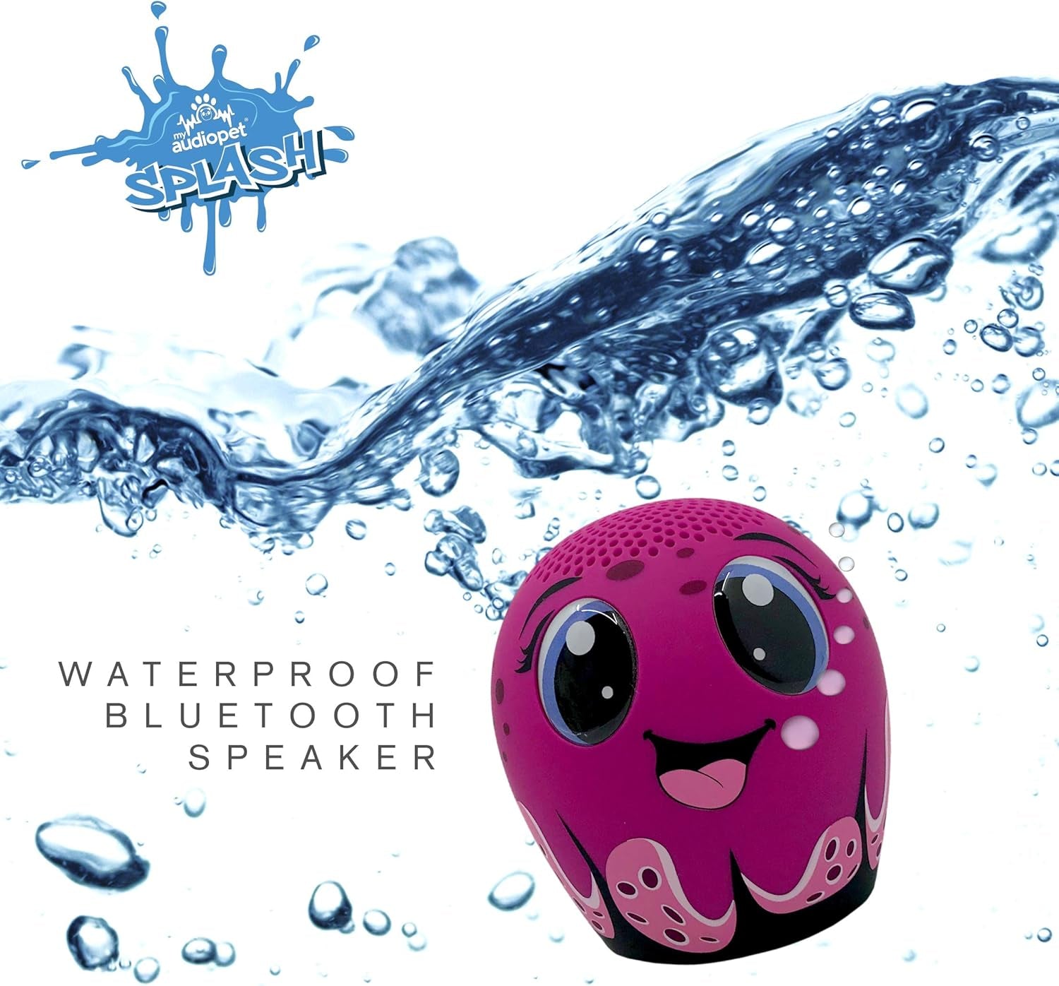 Splash -Waterproof Bluetooth Portable Speaker - (Rocktopod)