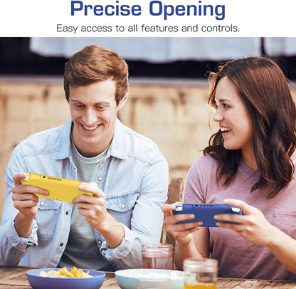 Protective Case for Switch Lite, Silicone Cover, Shock-Absorption Anti-Scratch Non-Slip Case - Blue