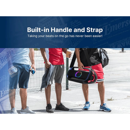 Emerson Triad Grip XL Portable Bluetooth LED Party Speaker