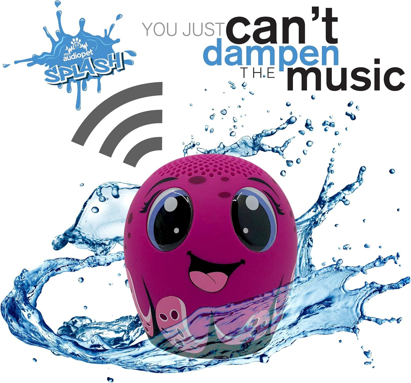 Splash -Waterproof Bluetooth Portable Speaker - (Rocktopod)